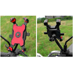 PLA-02 för 3,5-6,8 tums mobilhållare motorcykel backspegel mobilmobilfäste