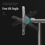 R-JUST PB04-13 Height Adjustable Magnetic Absorption Tablet/Phone Desk Bracket Headphone Hanger Stand