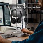 R-JUST PB04-13 Height Adjustable Magnetic Absorption Tablet/Phone Desk Bracket Headphone Hanger Stand