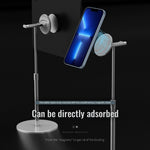 R-JUST PB04-13 Height Adjustable Magnetic Absorption Tablet/Phone Desk Bracket Headphone Hanger Stand