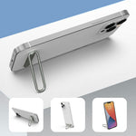 Cell Phone Mini Kickstand Vertical Horizontal Stand Adjustable Angle Zinc Alloy Phone Holder Compatible with iPhone Samsung Huawei Xiaomi