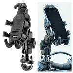 ROCKBROS Bull Head Pattern Motorcycle Electric Bike Bicycle Phone Stand Rotatable Phone Holder Mount Bracket