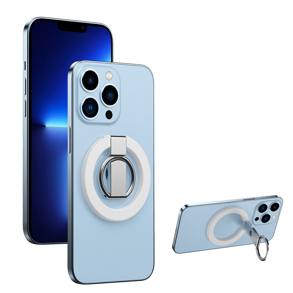 Magnetisk absorberingsringhållare för iPhone 12/13-serien, magnetiskt fingerringgrepp för mobilstöd