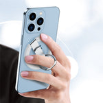 Magnetisk absorberingsringhållare för iPhone 12/13-serien, magnetiskt fingerringgrepp för mobilstöd