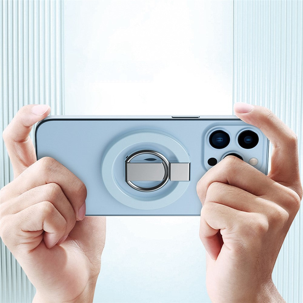 Magnetisk absorberingsringhållare för iPhone 12/13-serien, magnetiskt fingerringgrepp för mobilstöd