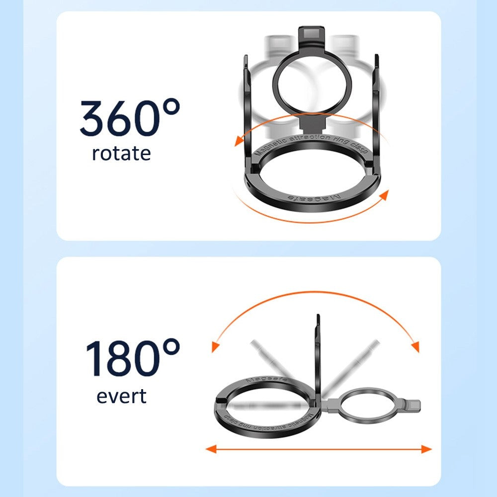 Ring Stand Adjustable Magnetic Rotation Holder for iPhone 14 13 12 Cell Phone Accessories