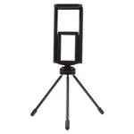 Multi-functional Mini Metal Tripod + Dual Clamps for iPhone iPad Samsung Smartphone Tablets