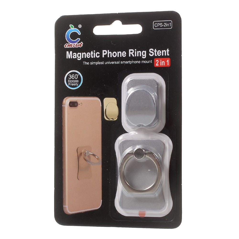 CMZWT Universal Finger Grip Ring Holder Phone Mount 360 Degree Rotary Metal Ring Bracket