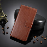 Crazy Horse Skin PU Leather Wallet Mobile Phone Shell for Google Pixel 4a 4G