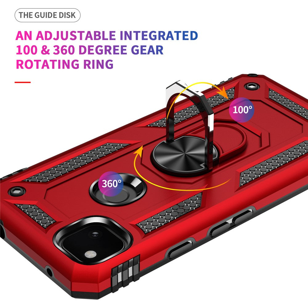 Hybrid PC TPU-cover til Google Pixel 4a 4G med støttefod Armor-cover