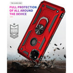 Hybrid PC TPU-cover til Google Pixel 4a 4G med støttefod Armor-cover