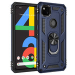 Hybrid PC TPU-cover til Google Pixel 4a 4G med støttefod Armor-cover