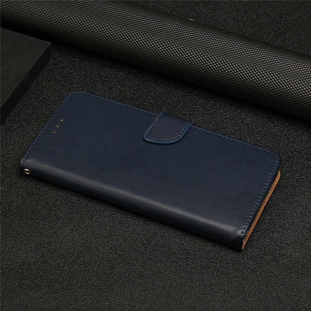 Nappa tekstur Anti-drop Ægte læder + TPU Telefoncover Stativ Tegnebog Beskyttelsescover til Google Pixel 6 Pro