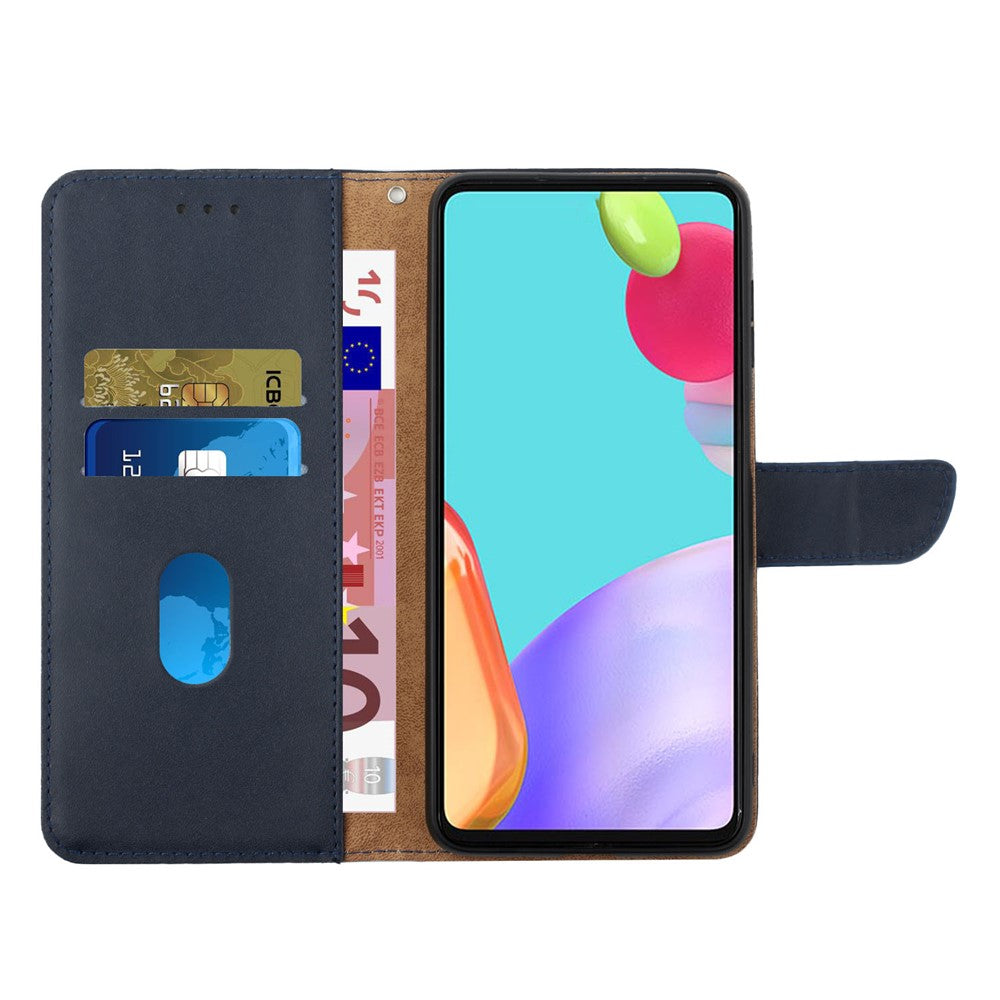 Nappa tekstur Anti-drop Ægte læder + TPU Telefoncover Stativ Tegnebog Beskyttelsescover til Google Pixel 6 Pro