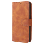 Comfortable Skin-touch Feeling Anti-scratch PU Leather Stand Phone Cover Wallet Case for Google Pixel 6a