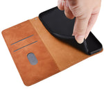 Comfortable Skin-touch Feeling Anti-scratch PU Leather Stand Phone Cover Wallet Case for Google Pixel 6a