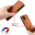 Comfortable Skin-touch Feeling Anti-scratch PU Leather Stand Phone Cover Wallet Case for Google Pixel 6a