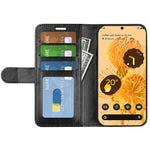 For Google Pixel 7 Pro 5G Crazy Horse Texture Phone Case PU Leather All-round Protection Stand Wallet Cover