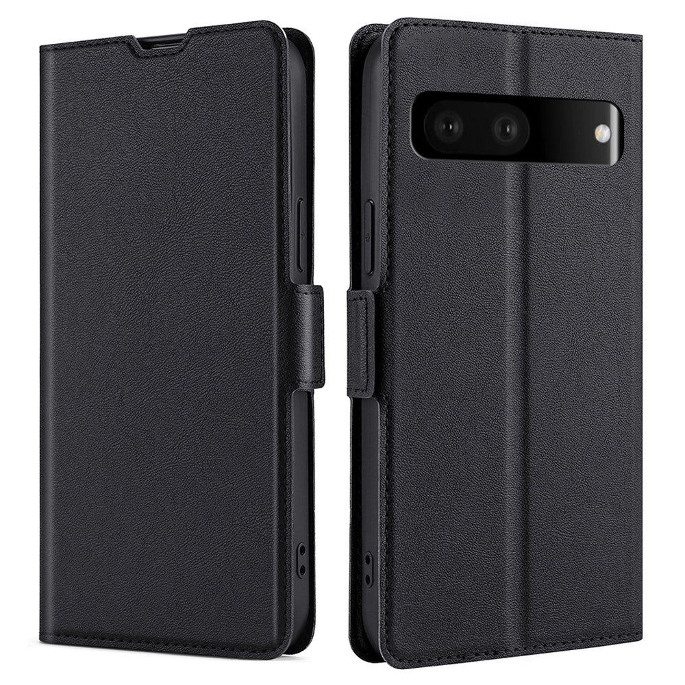 Ultra-Thin PU Leather Case for Google Pixel 7 5G Drop-Proof Stand Phone Cover Side Magnetic Closure Case with Card Slot
