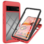 For Google Pixel 7 5G YB PC Series-6 Built-In PET Screen Film Phone Cover, Shockproof TPU+PC Detachable Shell