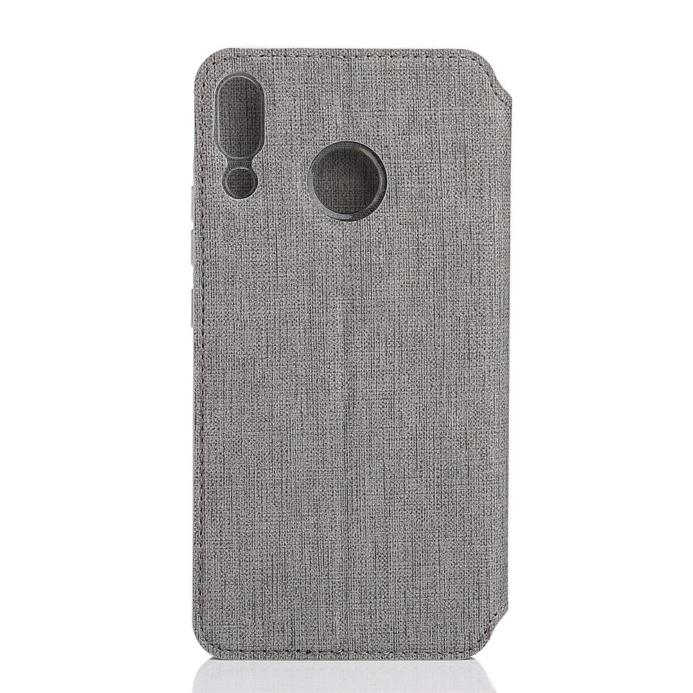VILI DMX Cross Texture-kortpladslædercover med stander til Asus Zenfone 5Z ZS620KL/5 ZE620KL