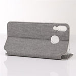 VILI DMX Cross Texture-kortpladslædercover med stander til Asus Zenfone 5Z ZS620KL/5 ZE620KL
