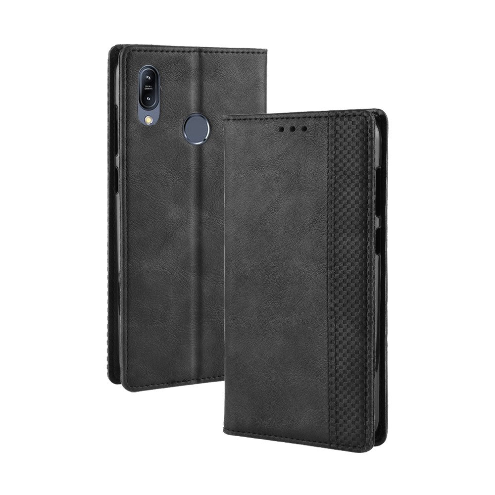 Vintage Style Wallet Leather Stand Cover for Asus Zenfone Max (M2) ZB633KL