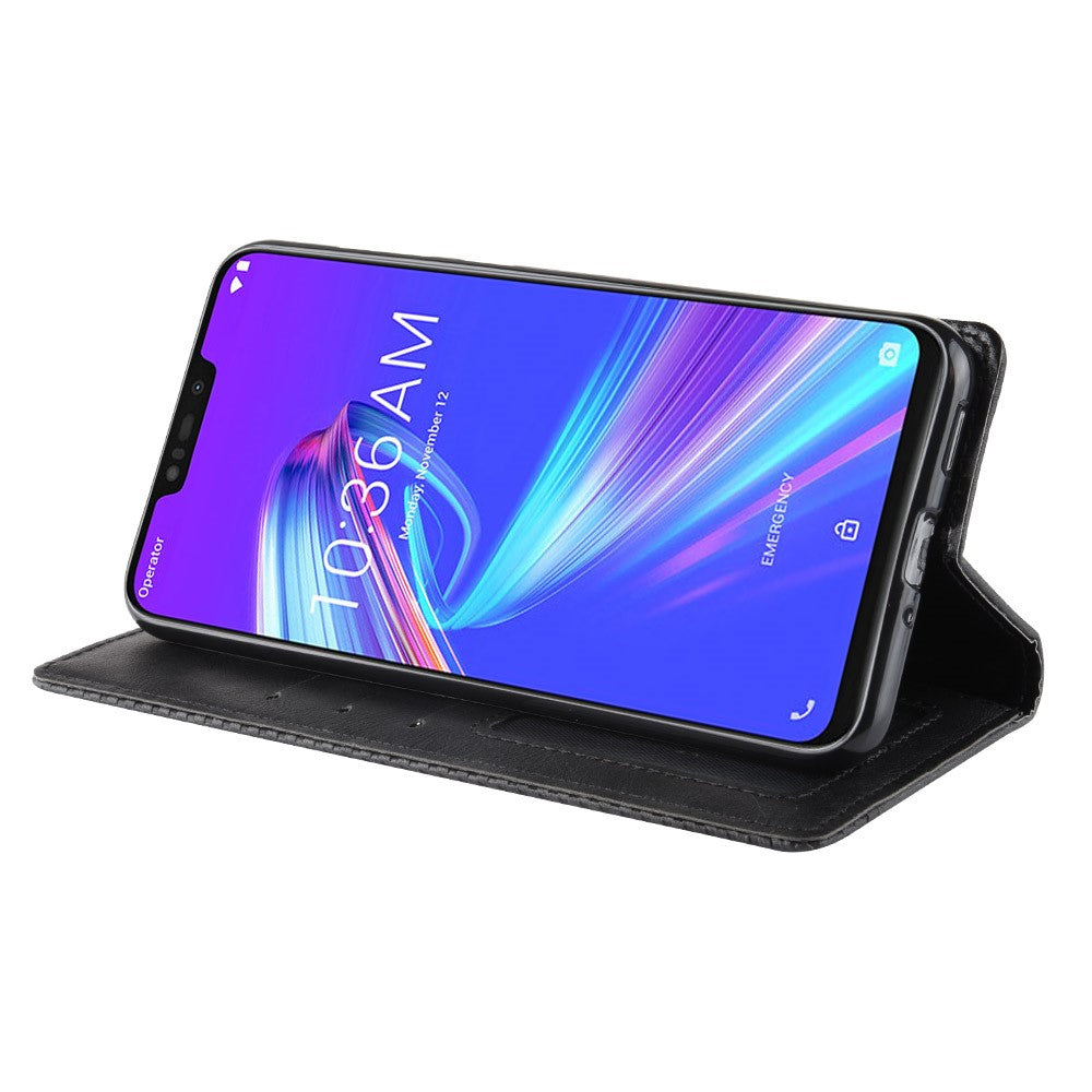 Vintage Style Wallet Leather Stand Cover for Asus Zenfone Max (M2) ZB633KL