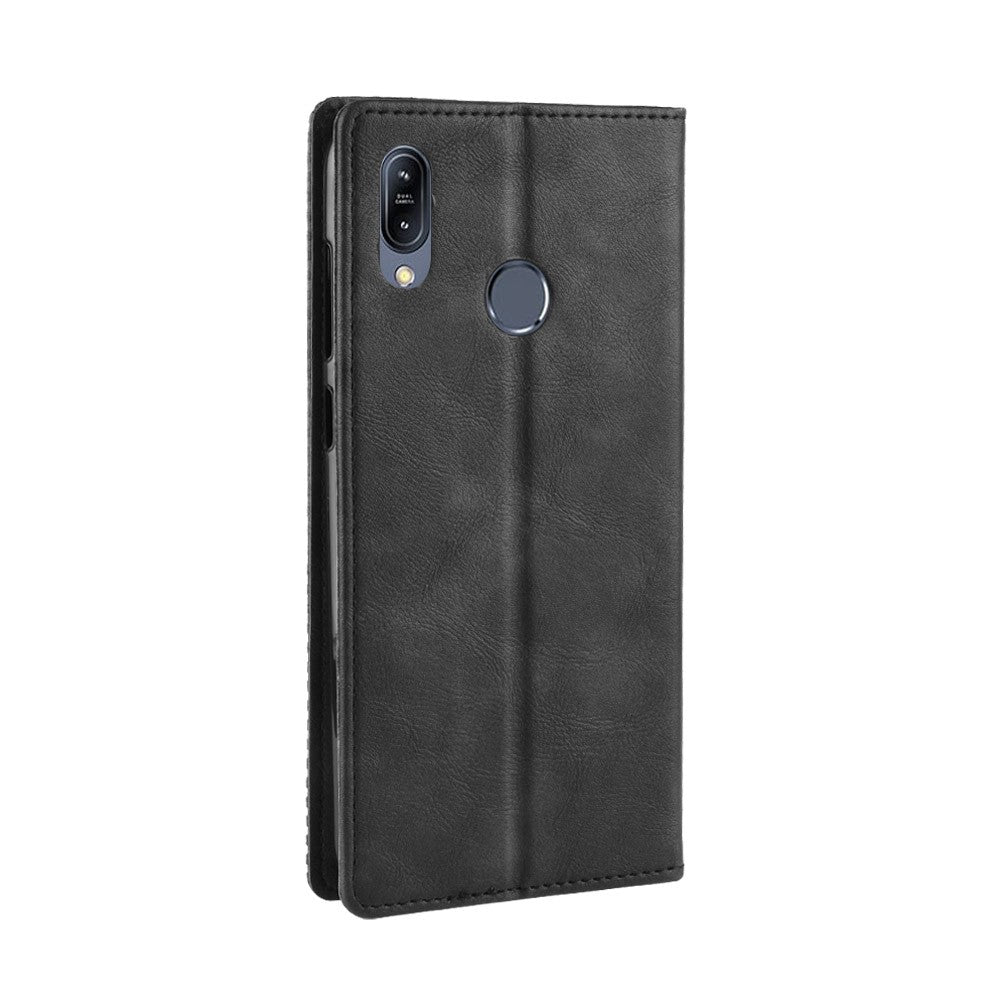 Vintage Style Wallet Leather Stand Cover for Asus Zenfone Max (M2) ZB633KL