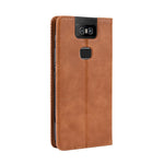 Plånboksfodral i PU-läder i vintagestil för Asus Zenfone 6 ZS630KL/Zenfone 6z/Zenfone 6 2019