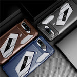 Carbon Fiber Texture Precise Cut-Out Well-Protected TPU Phone Protector Cover for Asus ROG Phone 5