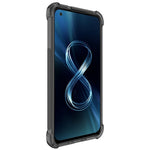 IMAK Fleksibelt TPU-cover Stødabsorberende cover med High Definition skærmbeskytter til Asus Zenfone 8 ZS590KS