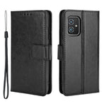 Crazy Horse Texture PU læder pung cover med stander til Asus Zenfone 8 ZS590KS