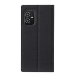 VILI DMX Cross Texture læderetui med kortholder til Asus Zenfone 8 (ZS590KS/ZS673KS)