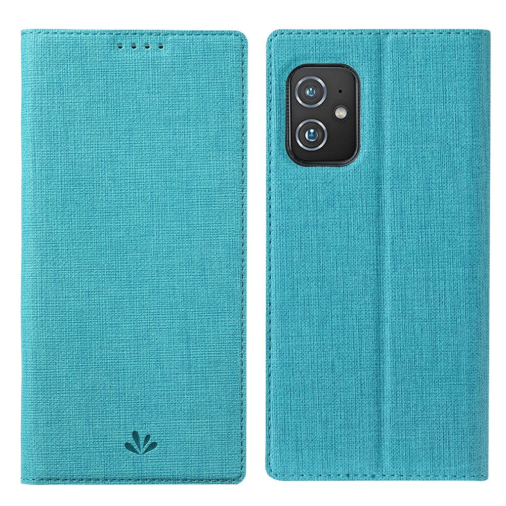 VILI DMX Cross Texture læderetui med kortholder til Asus Zenfone 8 (ZS590KS/ZS673KS)