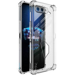 IMAK Transparent Stødsikker Fleksibel TPU Airbag Anti-Drop Cover med Skærmbeskyttelsesfilm til Asus ROG Phone 5 / 5s