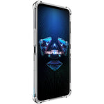 IMAK Transparent Shockproof Flexible TPU Airbag Anti-Drop Case Cover with Screen Protector Film for Asus ROG Phone 5 / 5s