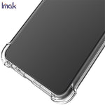 IMAK Transparent Shockproof Flexible TPU Airbag Anti-Drop Case Cover with Screen Protector Film for Asus ROG Phone 5 / 5s