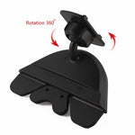 360 Rotary CD Slot Car Mount Holder for iPhone Samsung Sony etc Width: 70-92mm