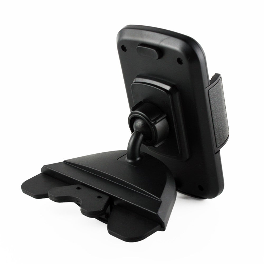 360 Rotary CD Slot Car Mount Holder for iPhone Samsung Sony etc Width: 70-92mm