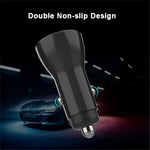 PD 36W+SCP 22.5W 2-ports hurtigopladende biloplader 58.5W maks. cigarettænderadapter til iPhone 12 Pro Max Huawei P40 Pro P30