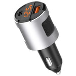 SC01 USB Billader 18W QC3.0 65W PD Type C Dobbeltport Bilhurtigoplader Adapter