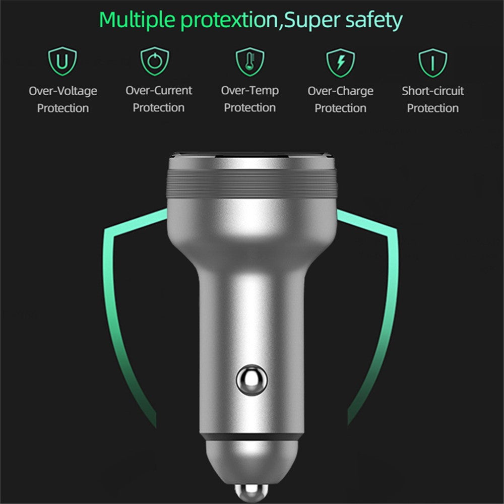 65W Dual Ports Car Charger Phone Charging Adapter for OnePlus 9R/9 Pro/8T/8 Pro/7T Pro/7/6T Warp Charge Fast Charger