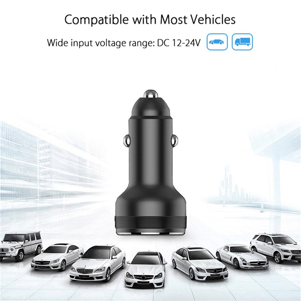 65W Dual Ports Car Charger Phone Charging Adapter for OnePlus 9R/9 Pro/8T/8 Pro/7T Pro/7/6T Warp Charge Fast Charger