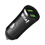 IVON CC26 5V 2.1A Dobbelt USB-port Hurtig Biloplader til Mobiltelefoner, Kameraer, Tablets, Laptops og Mere