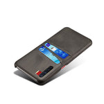 with Double Card Slots PU Leather Coated PC Shell for Oppo A91 / F15