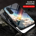 Starry Sky Tempered Glass + PC + TPU Protection Case for Oppo Find X2 Pro