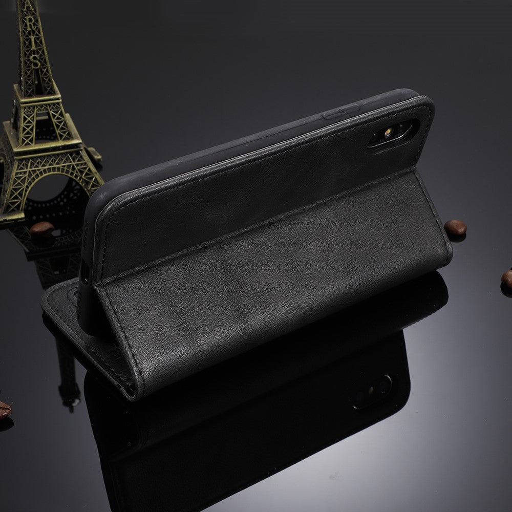 Auto-absorbed Retro PU Leather Wallet Phone Shell for OPPO A52/A72/A92