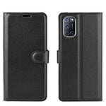Litchi Skin Wallet Leather with Stand Case for Oppo A52 / A92 / A72