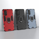 Cool Guard PC + TPU Hybrid Phone Shell with Kickstand for Oppo Reno4 Pro 5G